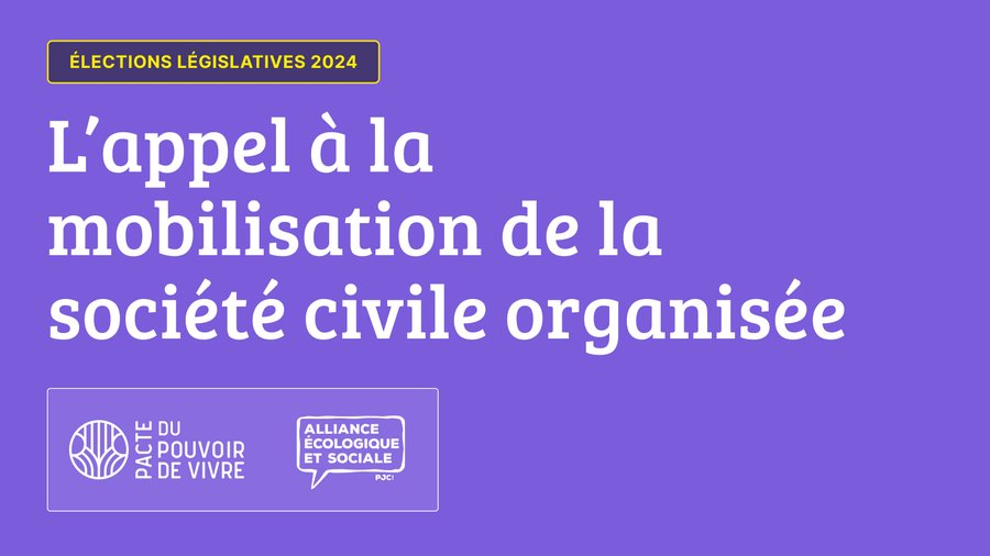 France terre d'asile se mobilise aux côtés d'une large coalition d’associations, syndicats et ONG pour porter 16 mesures à engager au lendemain des élections législatives.

Pour montrer qu'une société + juste, + écologique et + démocratique est possible 👇
coalition2024.fr