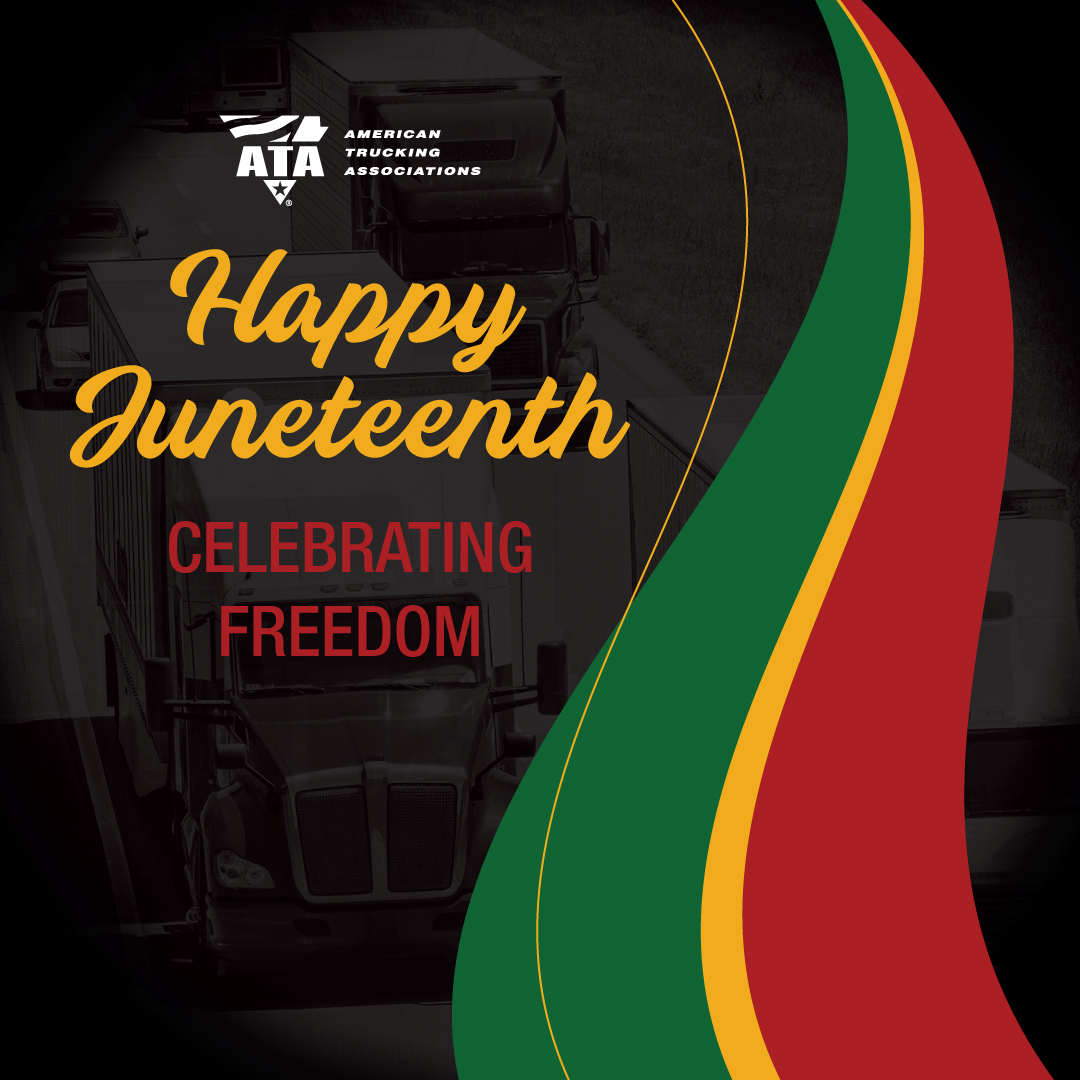 Happy #Juneteenth. Today we commemorate the end of slavery in the United States. Let's continue driving toward a future where every mile we travel is paved with justice and opportunity for all.