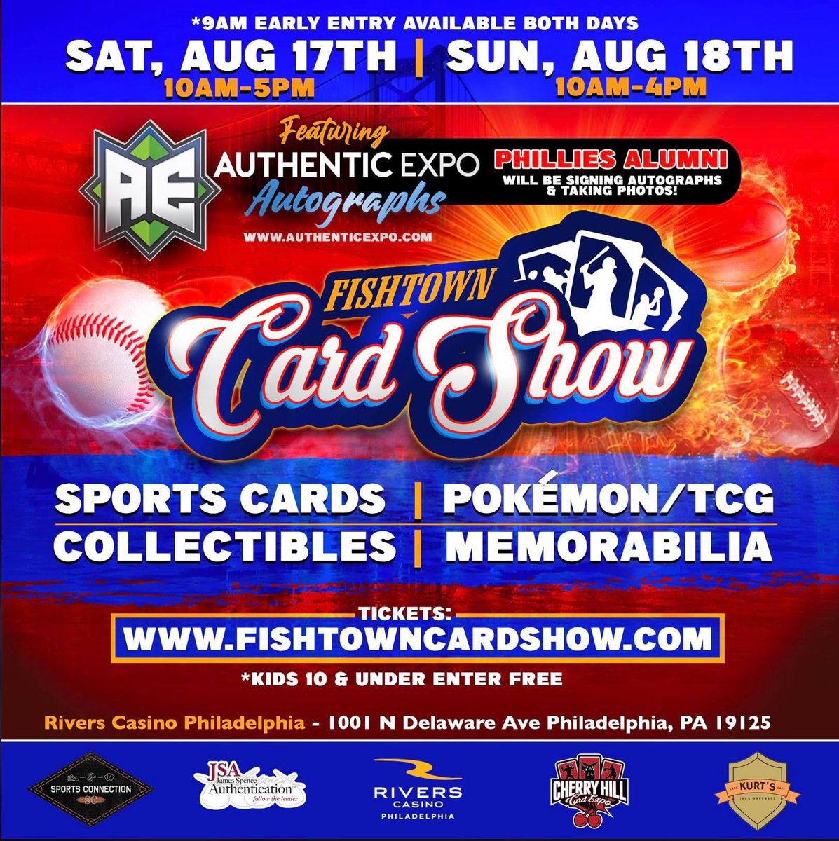 FishtownShow's tweet photo. The Fishtown Card Show returns this August with some of your favorite Philadelphia Phillies alum βΎοΈ
#FishtownCardShow #AuthenticExpo #PhiladelphiaPhillies #CardShow https://t.co/HgZhjYJswM