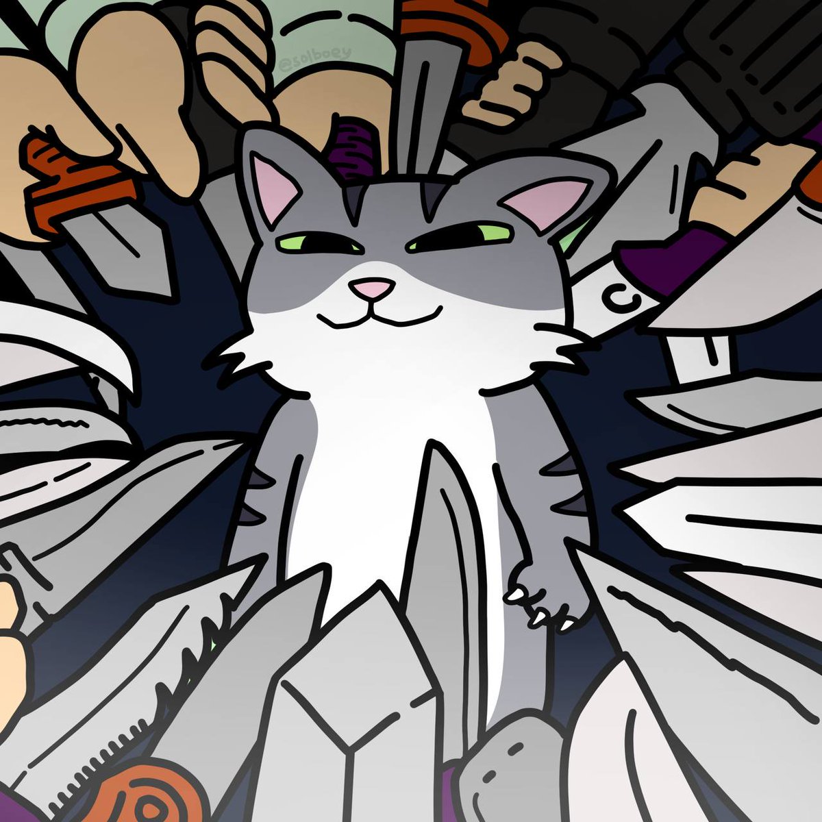Percy_univers's tweet photo. @BEELENFLORIAN @mrpunkdoteth Giga Chad!!!

#KNIFE #KNIFECAT

@KNIFECATCOIN deserves to be much higher! https://t.co/MhlyJcmMr1