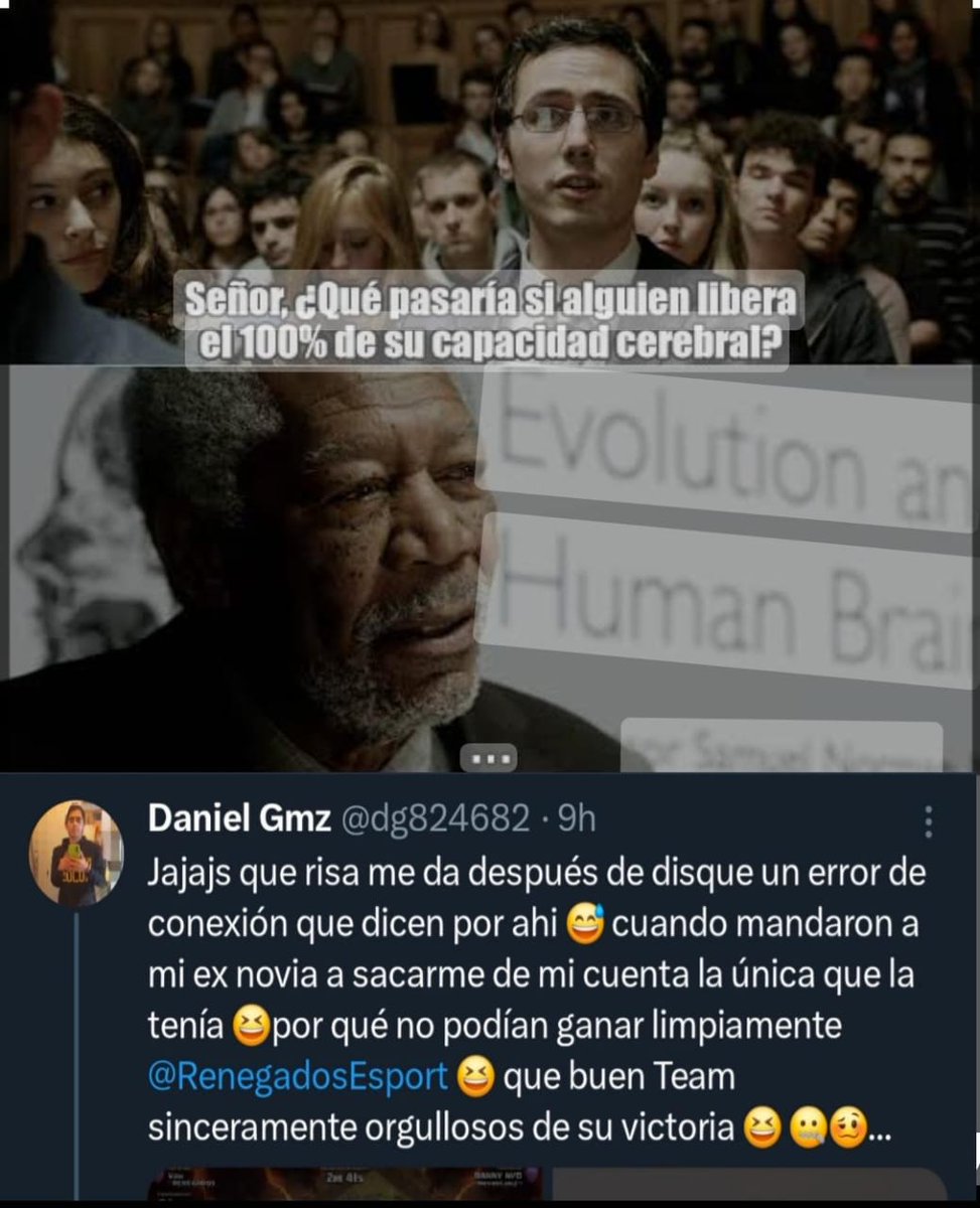 les digo, la gente no piensa antes de escribir algo, como puedes decir sentir orgullo de jugar ''limpio'' teniendo un jugador aceptando y poniendo pruebas que tiene la cuenta compartida con la novia🤡🤡😆, el humano es estúpido por naturaleza, pero a veces va un poco mas allá🐵