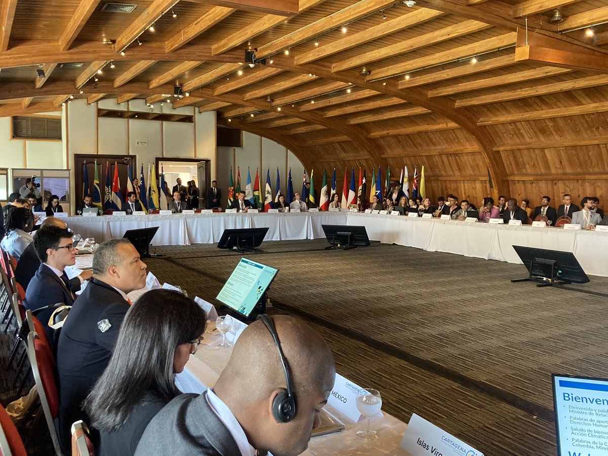 DDisplacement's tweet photo. 📣 The third #Cartagena40 consultation kicks off today! Countries in Latin America &amp; the Caribbean will explore solutions to strengthen protection for persons displaced in the context of #disasters &amp; #climatechange Follow along for insights and updates https://t.co/ieNEihlsuX