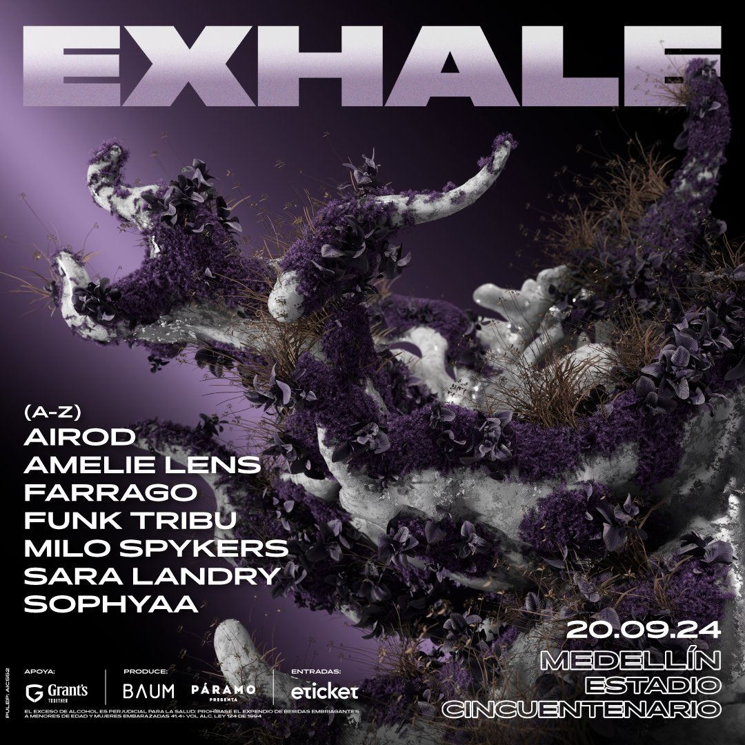 musictrendscol's tweet photo. NUEVO ANUNCIO 📣 

EXHALE revela su line up en Bogotá y Medellin 🔥

Amelie Lens, Farrago, Funk Tribu, Sara Landry y más 🙌🏻

Medellin - Septiembre 20 - Estadio Cincuentenario - Entradas en @eticketCOL 🎫

Bogotá - Septiembre 21 - Coliseo MedPlus - Entradas en @taquillalive 🎫 https://t.co/2iLlpUNNPv