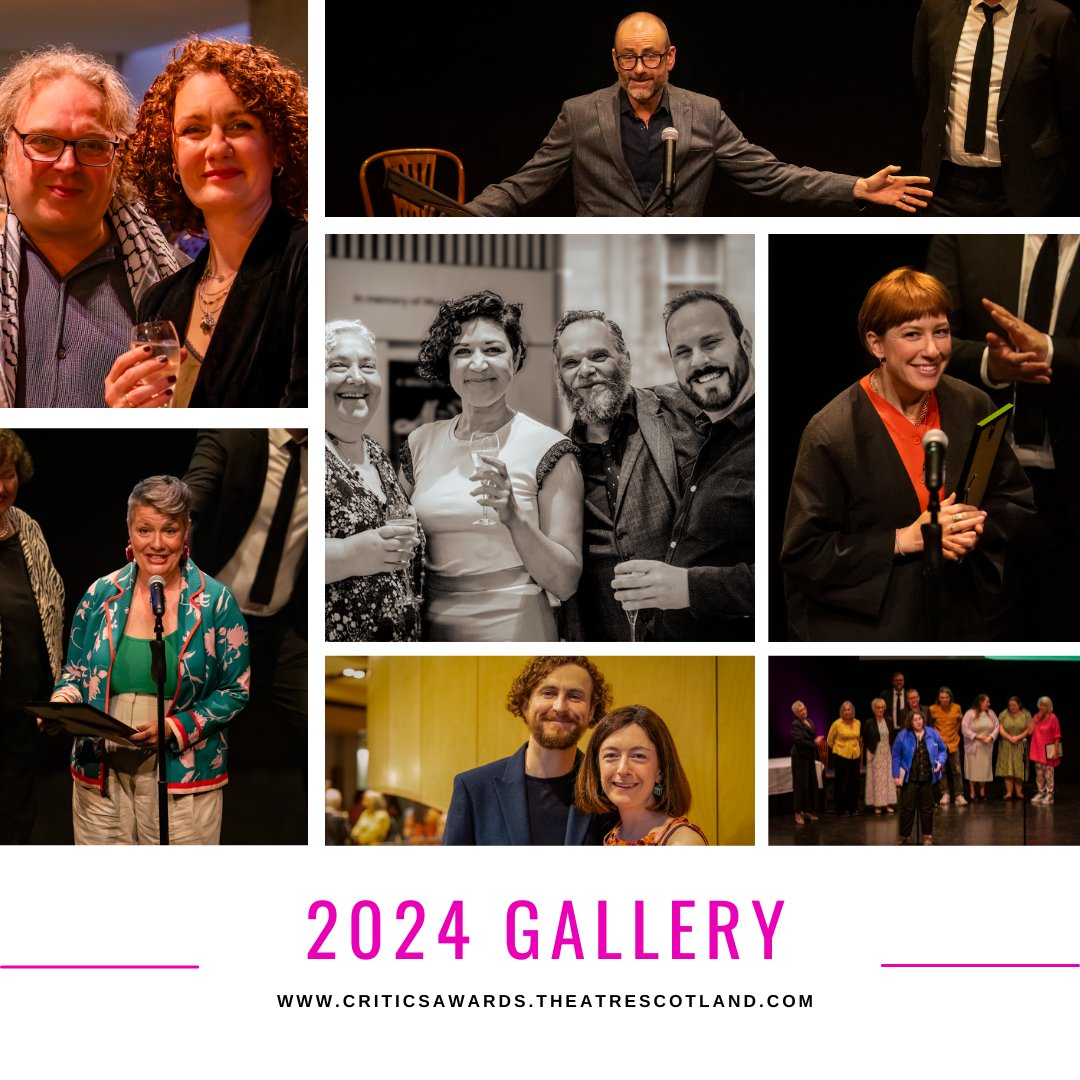 Want to see more images from our awards ceremony on Sunday? Check out the full gallery on our website. criticsawards.theatrescotland.com