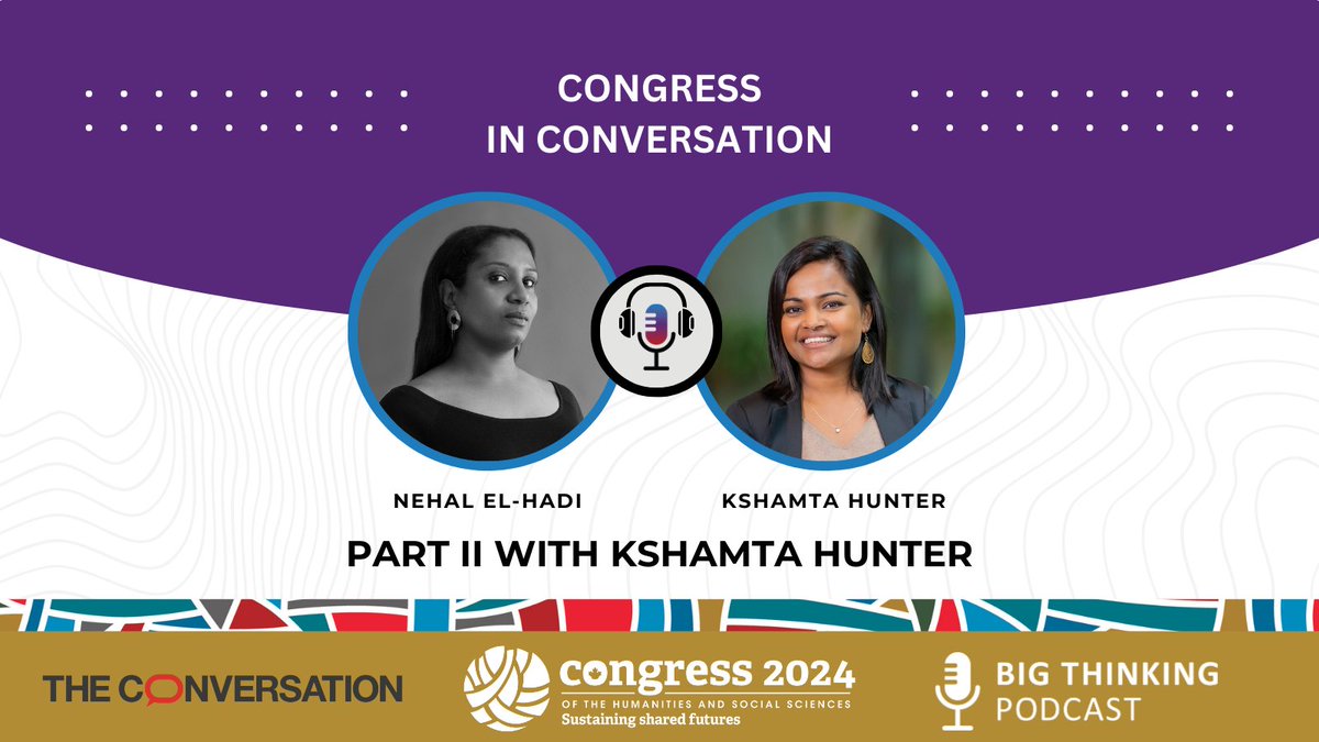 Federation for the Humanities and Social Sciences (@federation_hss) on Twitter photo 🎙️ Congress in Conversation is back with Part II with Kshamta Hunter! Join our host <a href="/iamnehal/">Nehal El-Hadi | نهال الهادي</a> from <a href="/ConversationCA/">The Conversation Canada</a> and our guest and learn more about the new climate education framework for teacher education.
🔗 ow.ly/6Jyf50Sl45l 🎙️ Congress in Conversation is back with Part II with Kshamta Hunter! Join our host <a href="/iamnehal/">Nehal El-Hadi | نهال الهادي</a> from <a href="/ConversationCA/">The Conversation Canada</a> and our guest and learn more about the new climate education framework for teacher education.
🔗 ow.ly/6Jyf50Sl45l