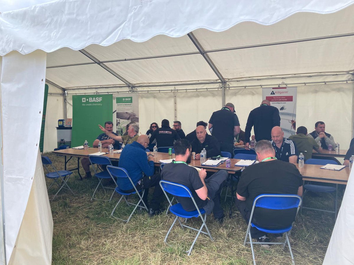 Killgerm's tweet photo. What a great day so far! Bacon sandwiches, auditing, trapping, drones, fish and chips.. and the sun is still shining! ☀️
#Killgerm #BASF #farm #event https://t.co/OGZ0FWXUUt
