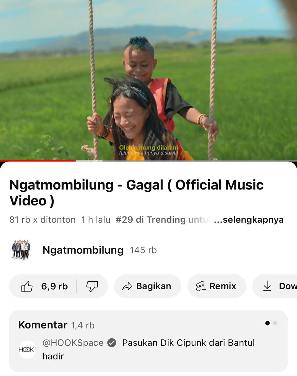 Mengucapkan maturnuwun kagem cah-cah sampun mewujudkan Ngatmo masuk jajaran trending untuk pertama kalinya #InHasanWeTrust