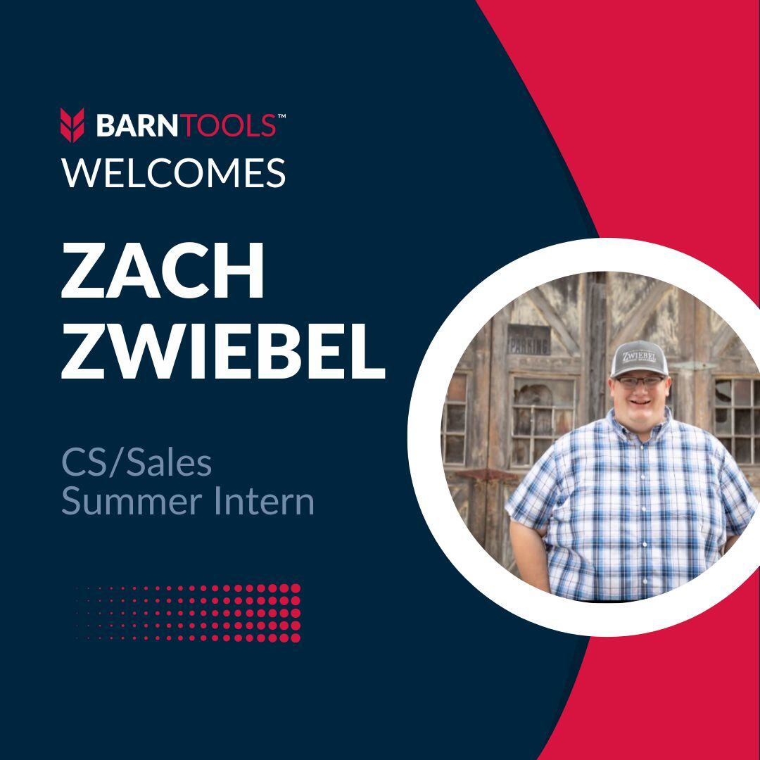 Exciting news! BarnTools has recently welcomed summer intern Zach Zwiebel. Zach is a Senior at Iowa State University majoring in Agricultural and Life Sciences Education. 

Welcome to the team, Zach!