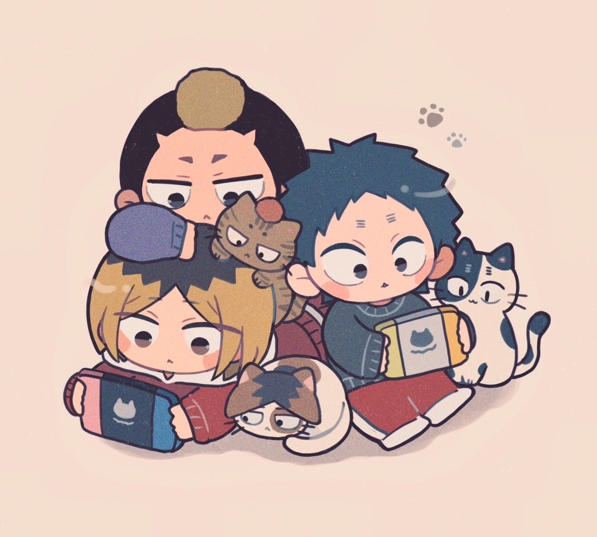 rii_A_'s tweet photo. おつかれさま🐈🐾 https://t.co/klsYH0izqd