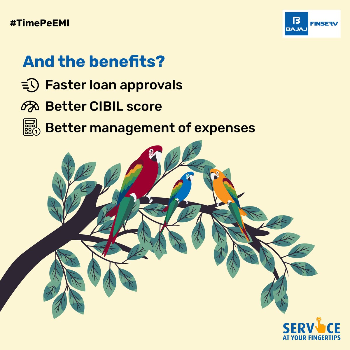 Bajaj_Finance's tweet photo. 🤔Agle #loan ke liye fast approval chahiye? Apna #CreditScore aur accha karna hai?

Advance #EMI bharne se dono cheezen mil sakti hain aur financial benefits bhi unlock ho sakte hain. 🙂

#TimePeEMI #ServiceAtYourFingertips #BajajFinserv #BajajFinance #CreditHistory https://t.co/GJTZHaH5Gt