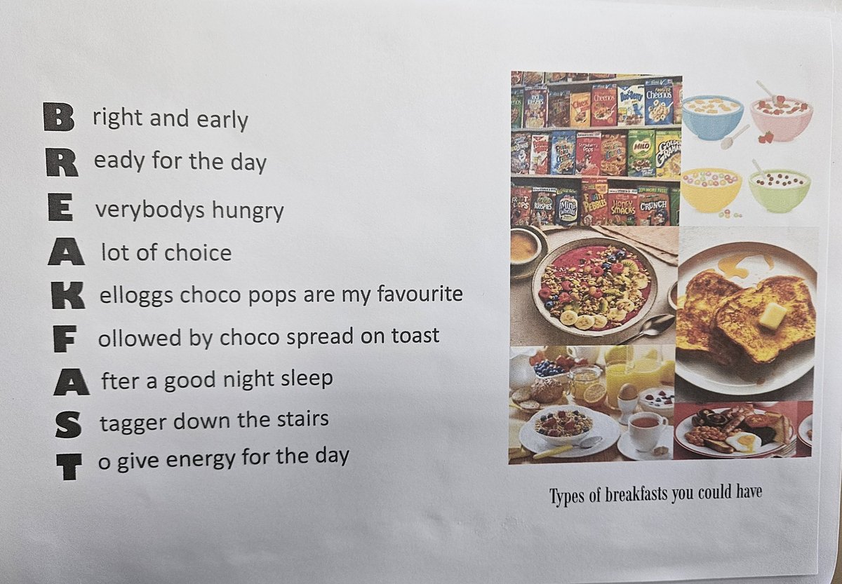 Y3OPS's tweet image. More fabulous homework in Riley Class #homework #whatsonthemenu