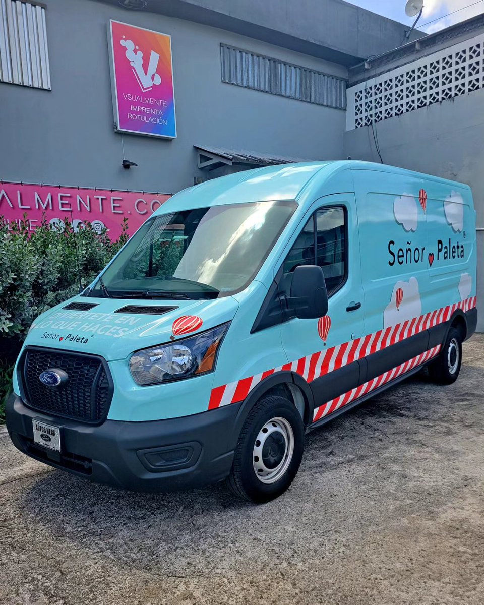 Vsualmente's tweet image. Impresión y rotulación  #fullwrap para flota #srpaleta en material y laminado @3mfilms con garantía.

#carwraps #fleetwraps 
#vinylwrapping #ford
 #transitconnect #van #fordranger #fordrangerraptor
#commercialwraps  #ıcecream
#vehiclewrapspecialists
#branding #tumarca