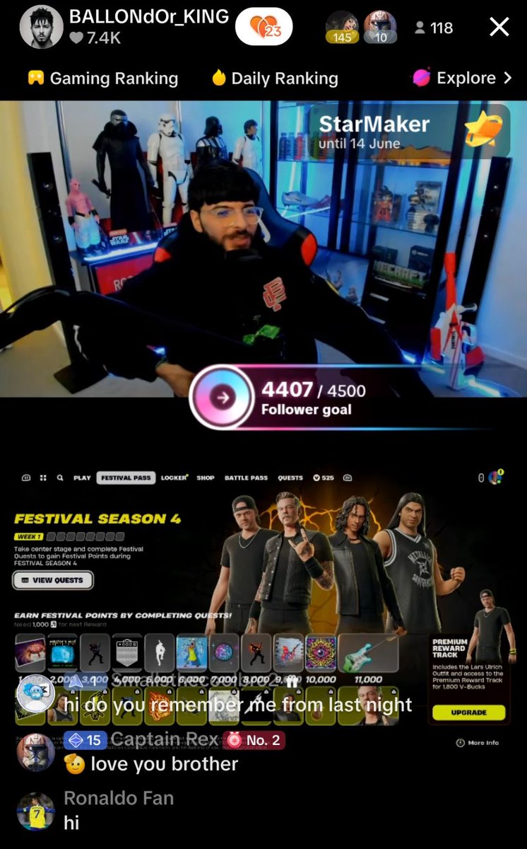PROJECTREALONES's tweet photo. 100+ VIEWS ON @tiktok_us ☝️🔥 THANK YOU TO ALL THE REAL ONES FOR GIFTING, SHARING AND LIKING! REACHING 50K LIKES IZZ CRAZZZYY🔥 thank you to all that joined the live giveaways! Link in bio join the #Realones community now @FortniteGame #stw #gamer #145.27 #endgame #max @Twitch https://t.co/c3eOAqJUr5
