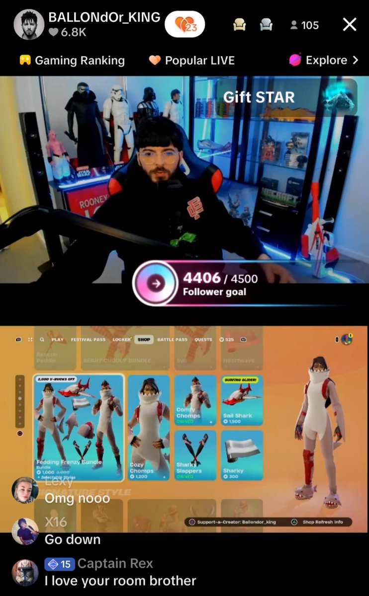 PROJECTREALONES's tweet photo. 100+ VIEWS ON @tiktok_us ☝️🔥 THANK YOU TO ALL THE REAL ONES FOR GIFTING, SHARING AND LIKING! REACHING 50K LIKES IZZ CRAZZZYY🔥 thank you to all that joined the live giveaways! Link in bio join the #Realones community now @FortniteGame #stw #gamer #145.27 #endgame #max @Twitch https://t.co/c3eOAqJUr5