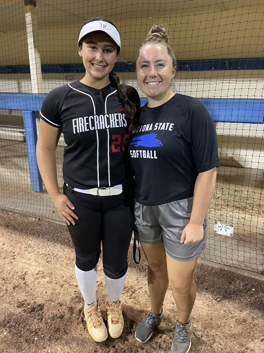 Thank you <a href="/DSC_SBall/">Daytona State Softball</a> for hosting such an amazing camp! I had such a wonderful time like always!🤩<a href="/CoachBenGreer/">Ben Greer</a> <a href="/Coach_Enev/">Mackenzie Enev</a>