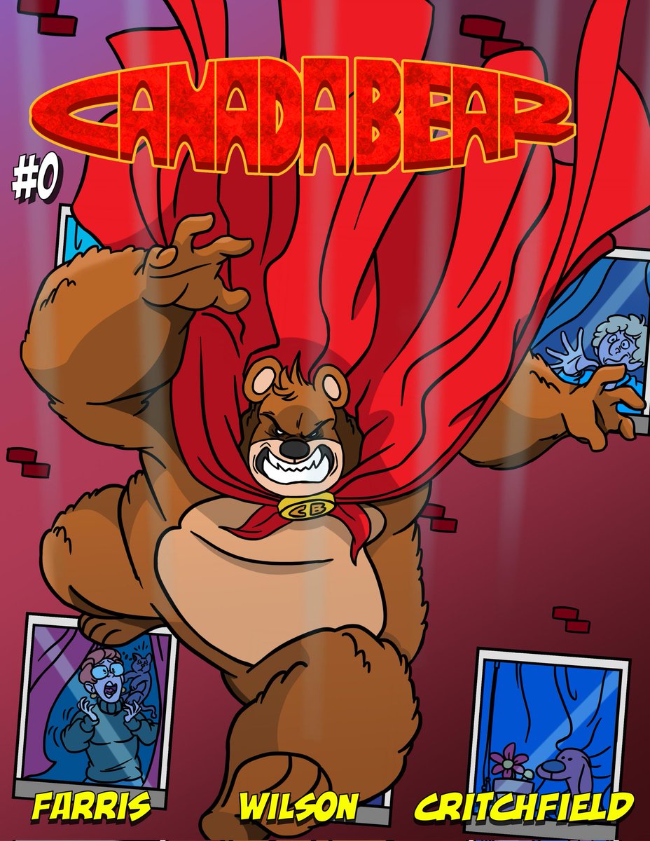 Today issue #0 drops on <a href="/globalcomix/">GlobalComix</a> today you get to see  the origin of Canada Bear! This will be the last issue for a little bit but we will be back soon!