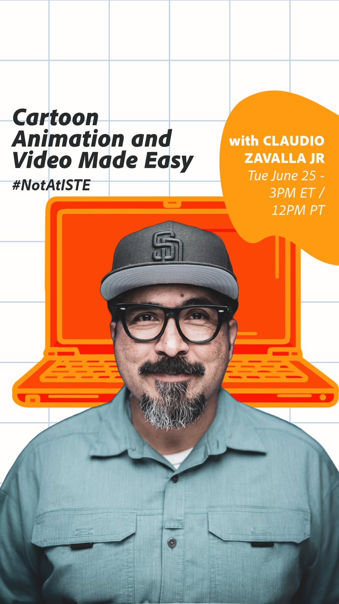 #NotAtISTE this year?

I’ve got you covered!

Join me here on the X for 𝘊𝘢𝘳𝘵𝘰𝘰𝘯 𝘈𝘯𝘪𝘮𝘢𝘵𝘪𝘰𝘯 &amp; 𝘝𝘪𝘥𝘦𝘰 𝘔𝘢𝘥𝘦 𝘌𝘢𝘴𝘺 𝘸𝘪𝘵𝘩 <a href="/AdobeExpress/">Adobe Express</a> 

🗓️ Tuesday June 25
⏰ 3pm ET

Save the date ✌🏾

#ISTElive #AdobeEduCreative <a href="/AdobeForEdu/">Adobe For Education</a> <a href="/ISTEofficial/">ISTE</a>