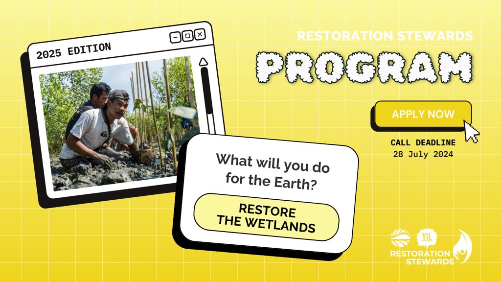 Youth In Landscapes Initiative (YIL) (@yil_initiative) on Twitter photo Are you the next #Wetlands Restoration Steward? <a href="/frcamillerivera/">Camille Rivera</a> <a href="/sumarnilaman/">sumarni Laman</a> <a href="/Riyan_Dwi19/">Dwi Riyan</a> <a href="/DayanaBlancoQu2/">Dayana Blanco Quiroga</a> Are you the next #Wetlands Restoration Steward? <a href="/frcamillerivera/">Camille Rivera</a> <a href="/sumarnilaman/">sumarni Laman</a> <a href="/Riyan_Dwi19/">Dwi Riyan</a> <a href="/DayanaBlancoQu2/">Dayana Blanco Quiroga</a>