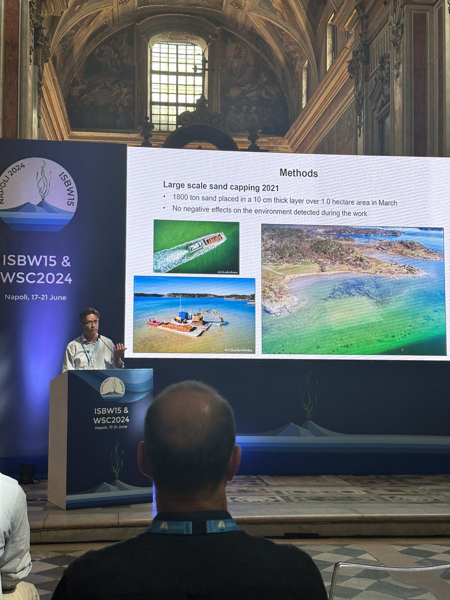 ZOsteRa RestOration (@zorrogroup) on Twitter photo Last talk from the <a href="/zorrogroup/">ZOsteRa RestOration</a> 🇸🇪🌱<a href="/Per_Mox/">Per Moksnes</a> talks about regime shifts and sand capping as a method for reducing turbidity - allowing eelgrass to survive and grow again! <a href="/ISBW15_WSC24/">ISBW15</a> Last talk from the <a href="/zorrogroup/">ZOsteRa RestOration</a> 🇸🇪🌱<a href="/Per_Mox/">Per Moksnes</a> talks about regime shifts and sand capping as a method for reducing turbidity - allowing eelgrass to survive and grow again! <a href="/ISBW15_WSC24/">ISBW15</a>