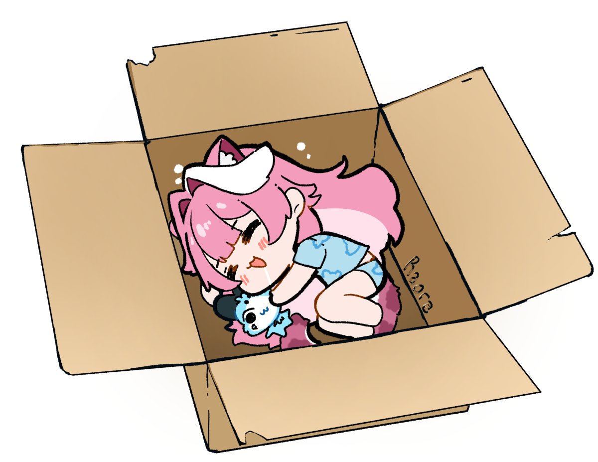 raorapanthera's tweet photo. Raora sleeps in cardboard boxes

good night💤 https://t.co/wWPOFuwmKX