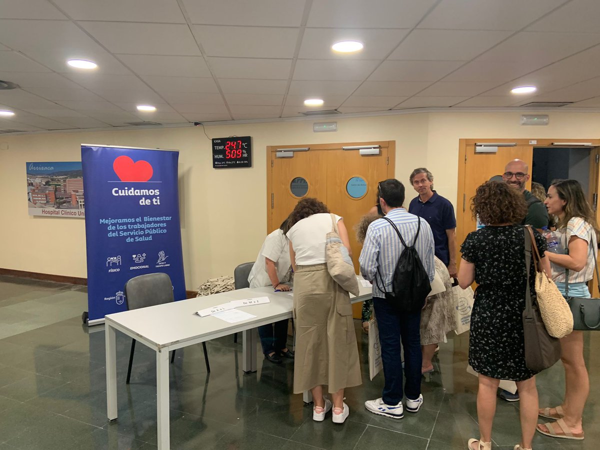 🏥❤️ Comienzan las IV JORNADAS DE ENFERMERÍA DEL ÁREA I
<a href="/Murciasalud/">Murciasalud</a> <a href="/AreaUnoArrixaca/">Área 1 Arrixaca</a> 
#area1arrixaca #enfermeriaeinnovacion #adnarrixaca
