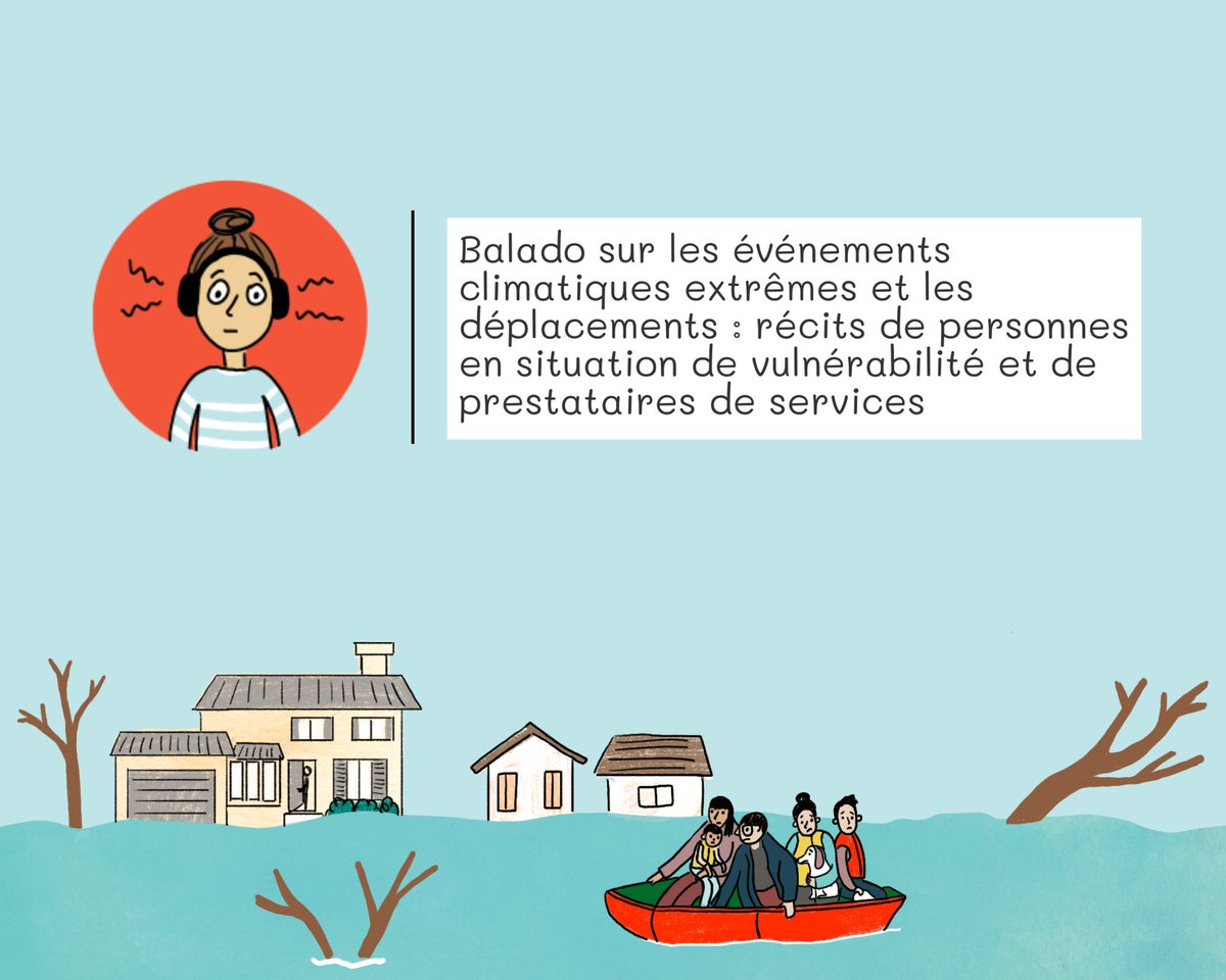 🎧 | Le projet de balado sur les déplacements climatiques et les récits de vulnérabilité et de prestataires de services, mené par <a href="/MMacSeing/">Dre Muriel Mac-Seing</a>, Mylène Ratelle  et Wendy Bell, est en ligne. 👇climigrant.org/balados/ 🌍🍃