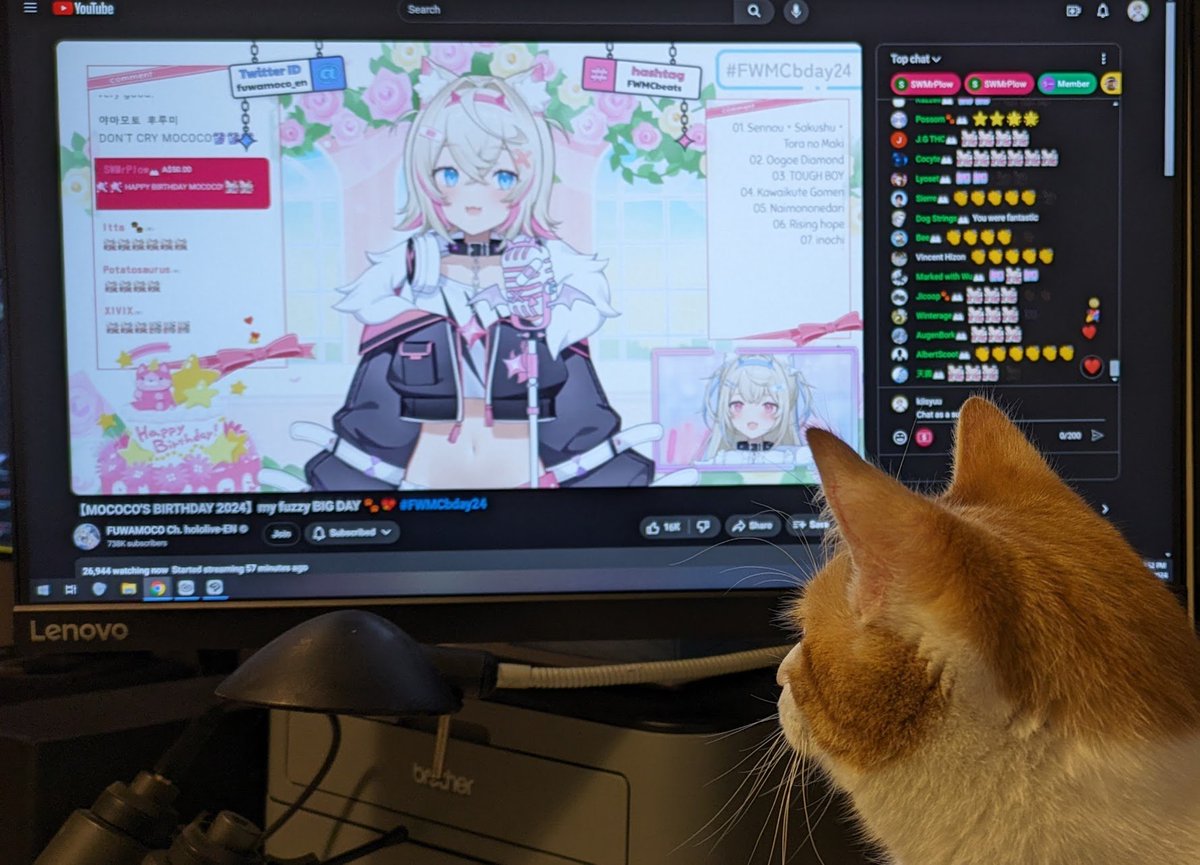 _kiisyuu's tweet photo. #FWMCMORNING
Cinnamon likes to watch FWMC with me, though it appears she has developed an interest in Mococo ... 🫨 She does love to play fetch though! Bonus pictures of Cinnamon with glare/wiggly arm and in turkey mode🦃 https://t.co/BEJEY0gbqD
