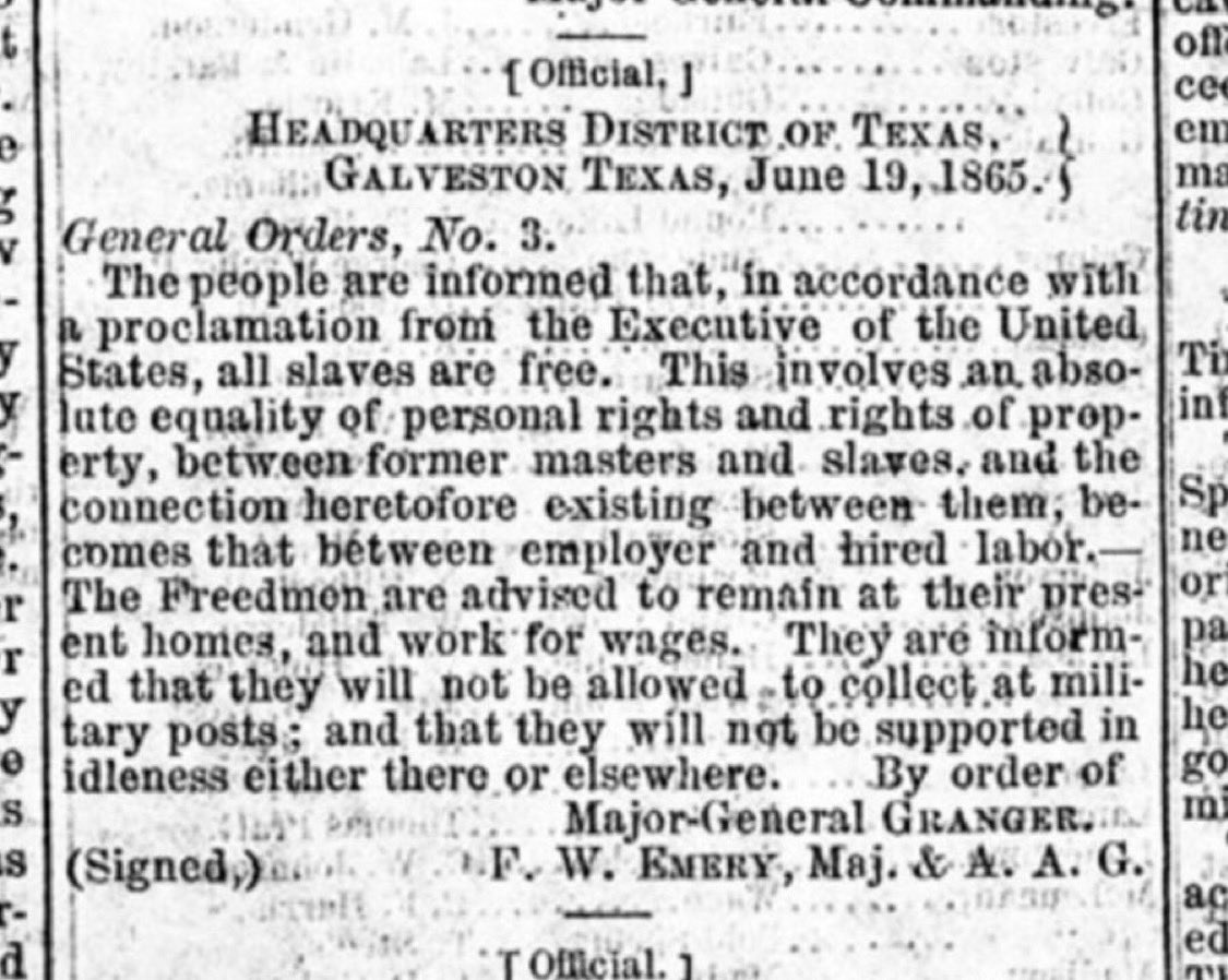 BeschlossDC's tweet photo. The first Juneteenth: https://t.co/BaUCryHGCp