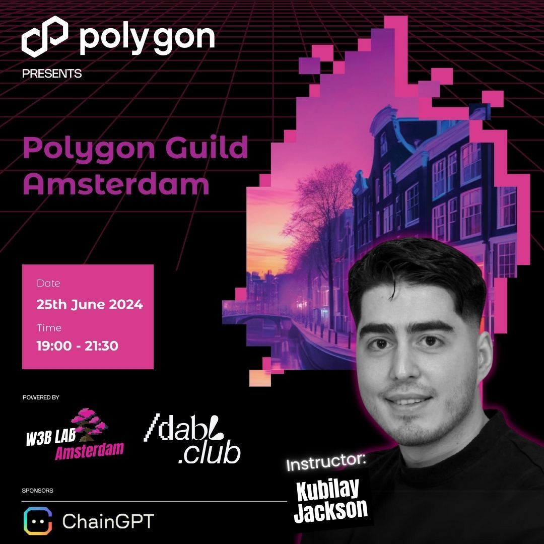Join us next week 🫡
Sponsored by <a href="/Chain_GPT/">ChainGPT</a> 

🗣 "Oracles on Polygon", w/<a href="/MatrixedKubilay/">Kubilay</a> 

💪Powered by <a href="/DablClub/">colin@dabl.club</a>  x <a href="/W3B_Lab/">W3B Lab 👾</a>  

_
RSVP 👇June 25th  7 pm
meetup.com/web3-0-communi…