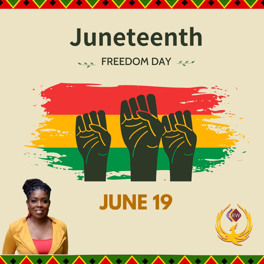 SenatorWhitaker's tweet photo. 🎉Celebrating Juneteenth 🎉 Today we honor the end of slavery for African descendants in the US. Reflect on its significance and renew our commitment to freedom and equality for all. Join celebrations and explore resources: https://t.co/tmFYsqsJCq. #Juneteenth2024 https://t.co/3O00IhkOaL