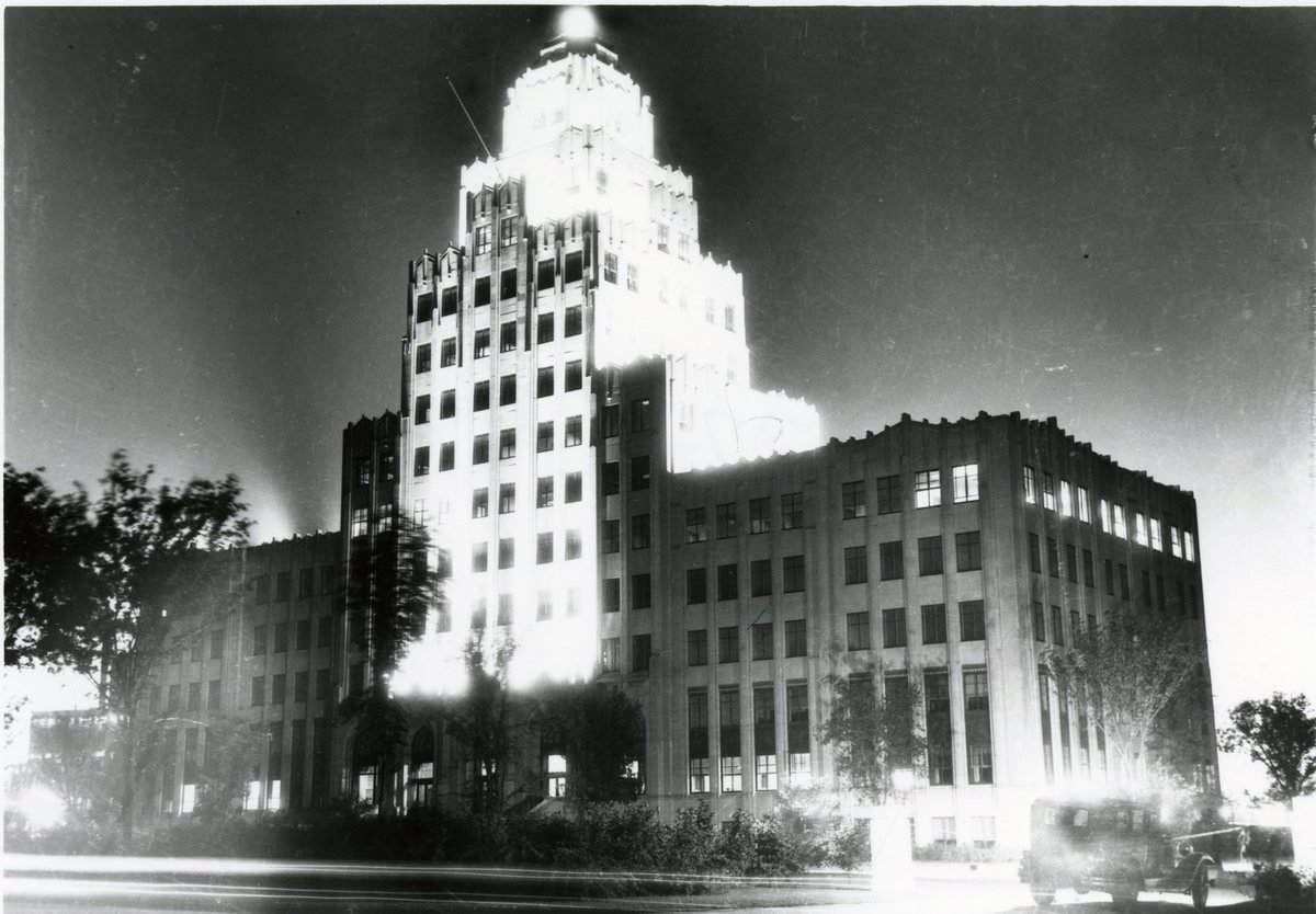 Could you imagine seeing electricity for the first time?! Bright, beautiful lights shining in the darkness. Even in our little burg, it has a magical effect. Here are some old pics of Decatur at night. Come visit Local History, M-F, 10-5.
