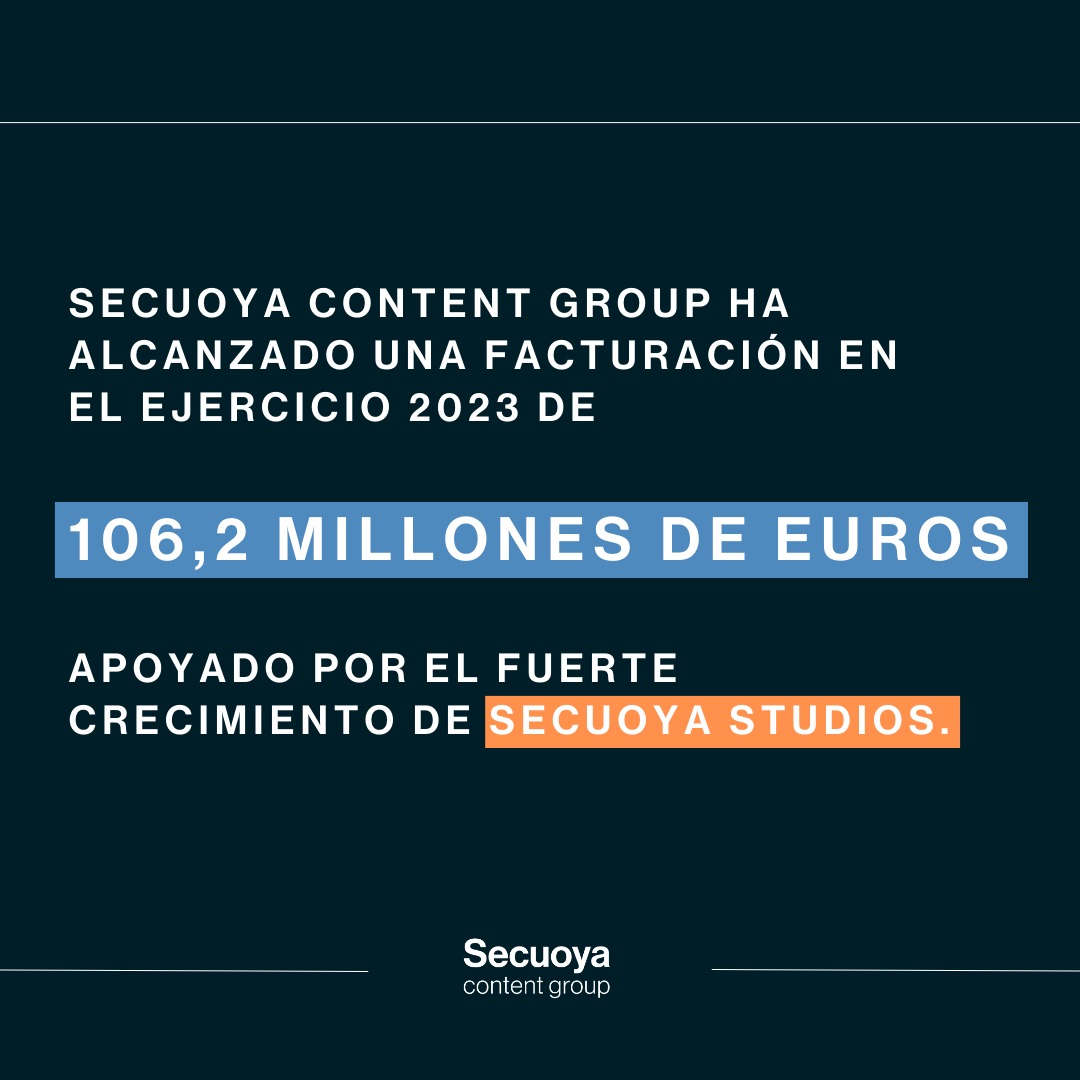 SecuoyaMexico's tweet photo. @SecuoyaContentG ha alcanzado una facturación récord en el ejercicio 2023, apoyado por el fuerte crecimiento de @SecuoyaStudios  

Lee aquí el detalle

🔗https://t.co/gNNbLe4VWz https://t.co/R18IYSOwtC