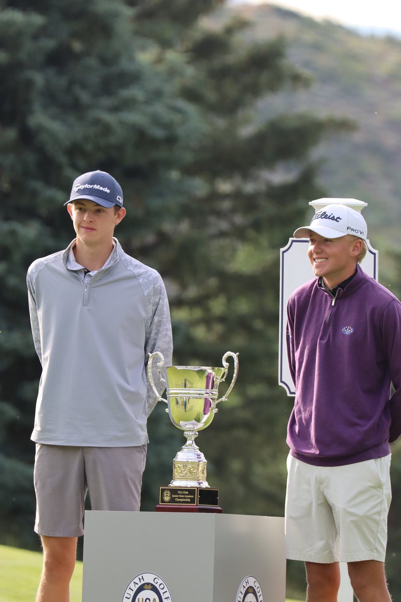 Two of Utah’s best juniors have teed off this morning in the inaugural <a href="/UtahGolfAssn/">Utah Golf Association</a> Junior State Amateur Championship at <a href="/golfwasatch/">GolfWasatch</a> 
Follow Lance Loughton (L) vs Lincoln Markham live scoring on UGA.org
#utahgolf
