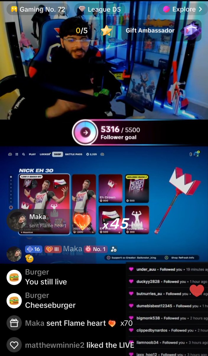 Maka__187's tweet photo. HITTING THE RANKZZ 🫡 JOIN THE REAL ONES COMMUNITY. LINK IN THE BIO TO JOIN OR ENTER THE CRAZY GIVEAWAYS. ADD ON @TWITCH AND EPIC BALLONDOR_KING TO ENTER.  GOOD LUCK TO ALL THE REAL ONE THERES NO OTHER KING OF STW BUT @ballondor_king #WAITINGONSKIN @FortniteGame
@Twitch #tiktok https://t.co/tBCcdFstiC