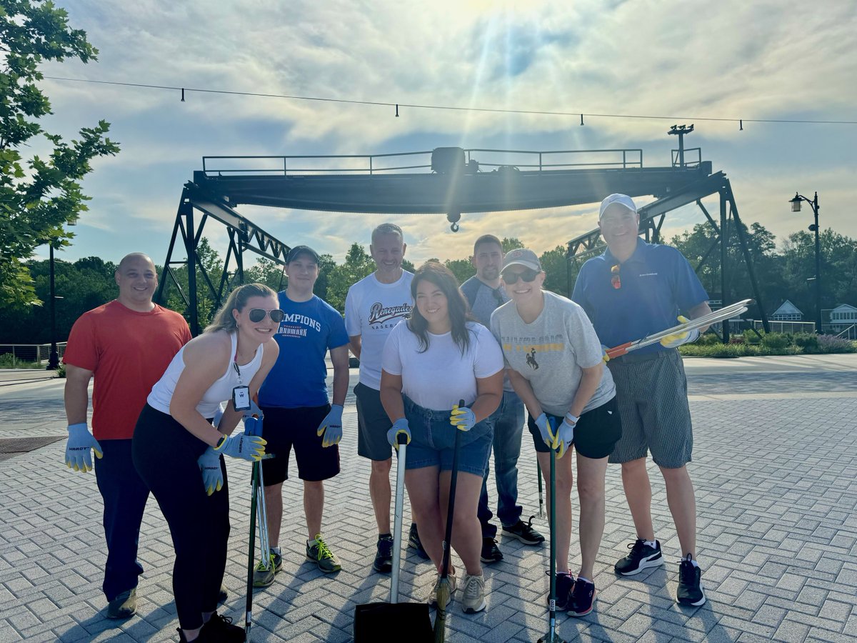 Jaindl Enterprises and American Bank team members volunteered to clean up Bucky Boyle Park.  

Team members enjoyed giving back to the community where they work. We deeply appreciate their efforts, working alongside fellow community members to make this event a success.