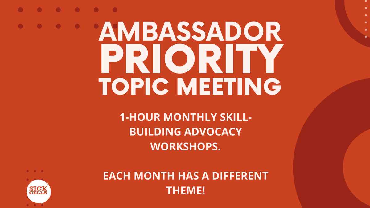 SickCells's tweet photo. Join this month's PTM led by Mariah Scott, MS, MPH! She'll review the current opioid policies for SCD under state Medicaid plans. Join the Ambassador Program today to attend! Follow this link: https://t.co/mCxtaYZCOH
 #SickCells #SCD #SickleCellWarrior https://t.co/adouLoiTE4