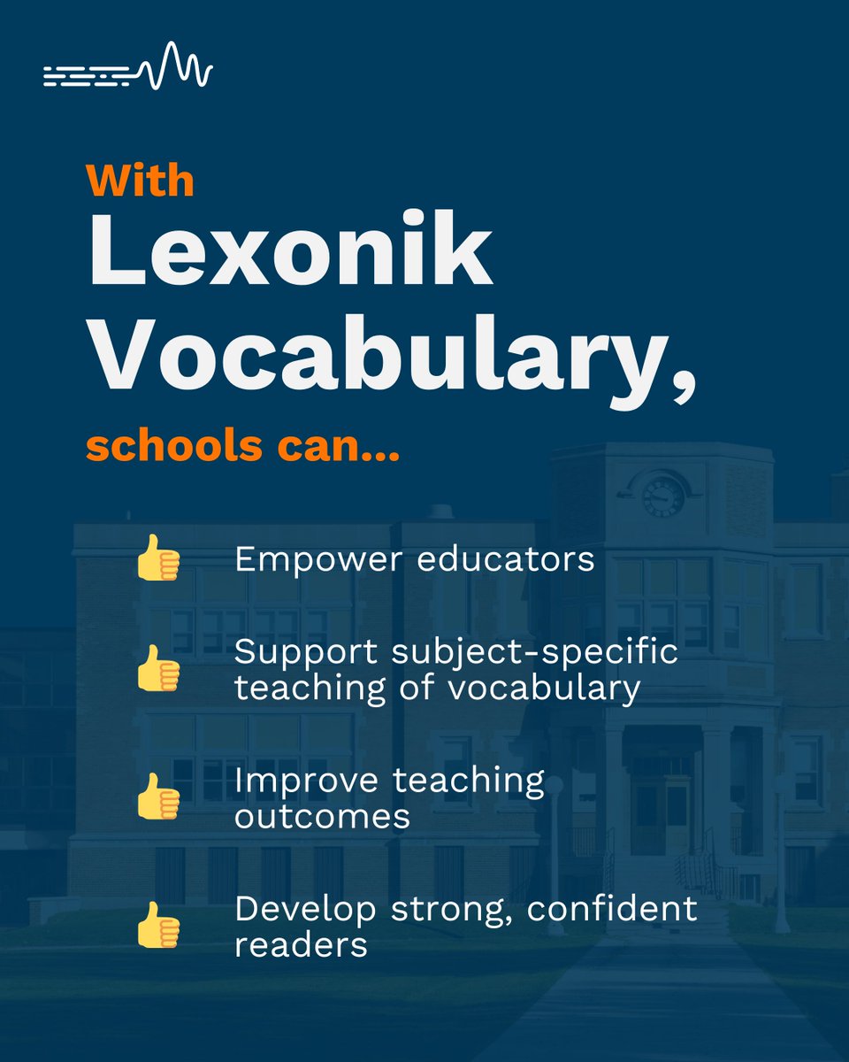 Lexonik Vocabulary is a school-wide, online resource that supports subject-specific teaching of vocabulary across the curriculum 🙌

Head over to our website for more information ➡️ lexonik.com/lexonik-vocabu…

#lexonik #literacyintervention #schools #teachers #reading #educators