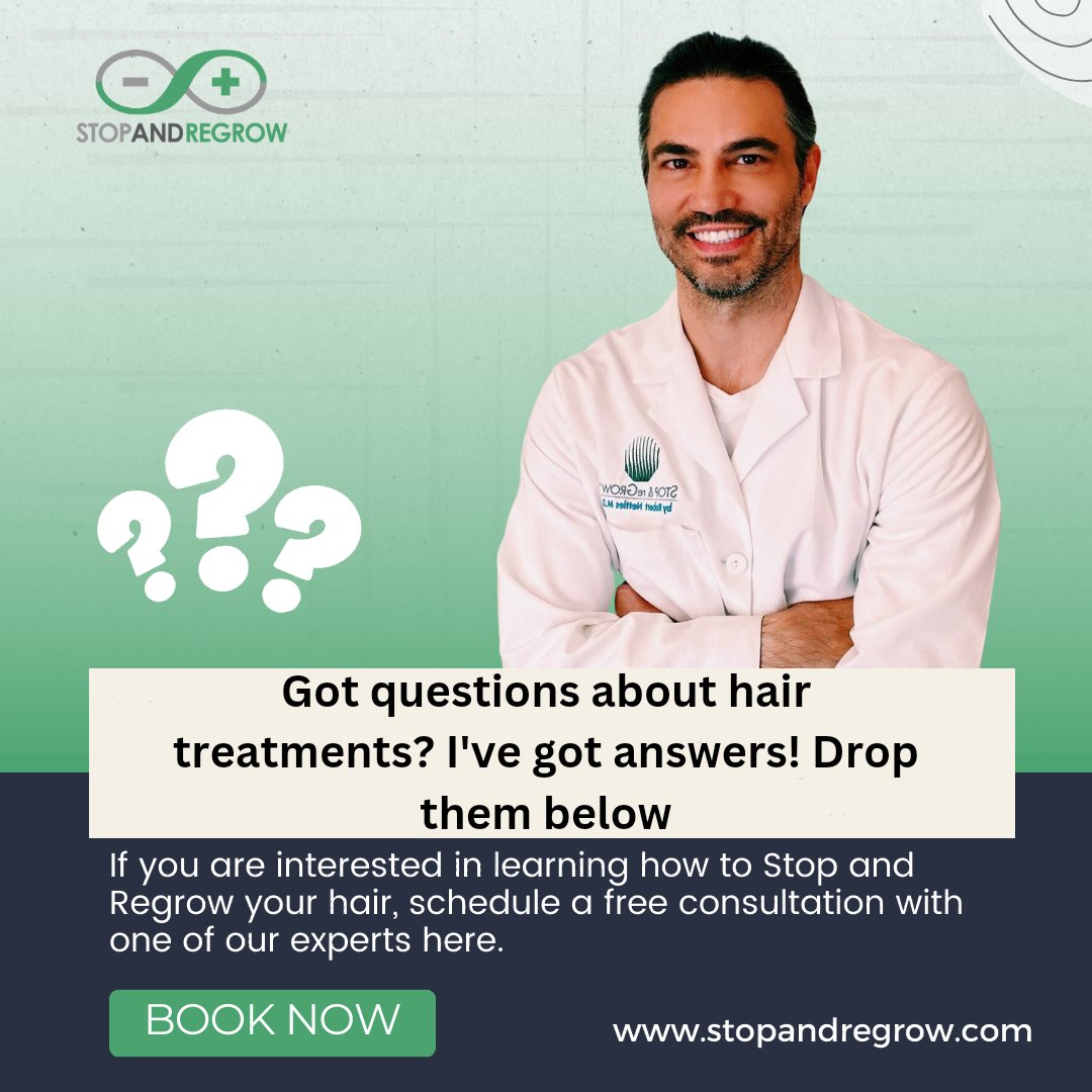 StopnReGrow's tweet image. Got questions about hair treatments? I've got answers! Drop them below Feel free to ask any questions you have about hair treatments—I'm here to help!

Learn More👉👉 stopandregrow.com 

#hairlosstreatment #effectivesolutions #stopandregrow #hairregrowth #stopandregrow