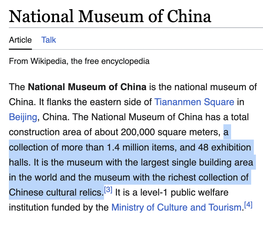 zursedzoomer's tweet photo. @shaunmmaguire I'm sure China is doing just fine on the museum front: https://t.co/T24ABUVL6f