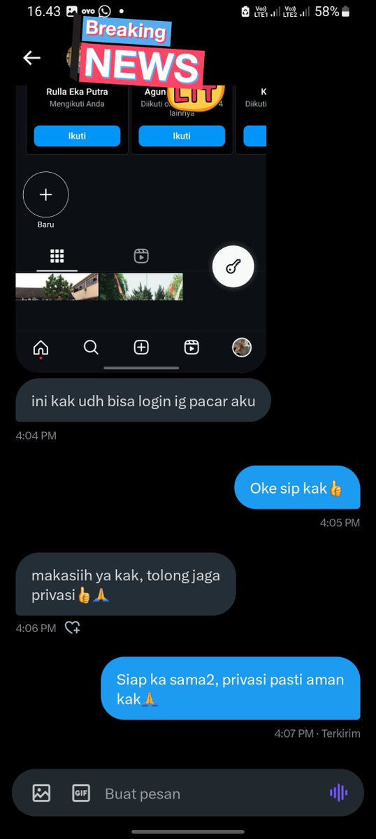 hackallmedsos's tweet photo. Jasa HACK &amp; SADAP instagram &amp; whatsapp! &amp; semua sosmed🔰

Jasa Hack || Hack IG || Sadap WA || Hack balik/balikin akun ke Hack 📍⚙

Silahkan DM bagi yg berminat🙌
#zonajajan #zonauang️ #zonaba #hackig #hackwhatsapp #hackwa #zonahack #jasahack #sadapwa https://t.co/frFpV6j2vb