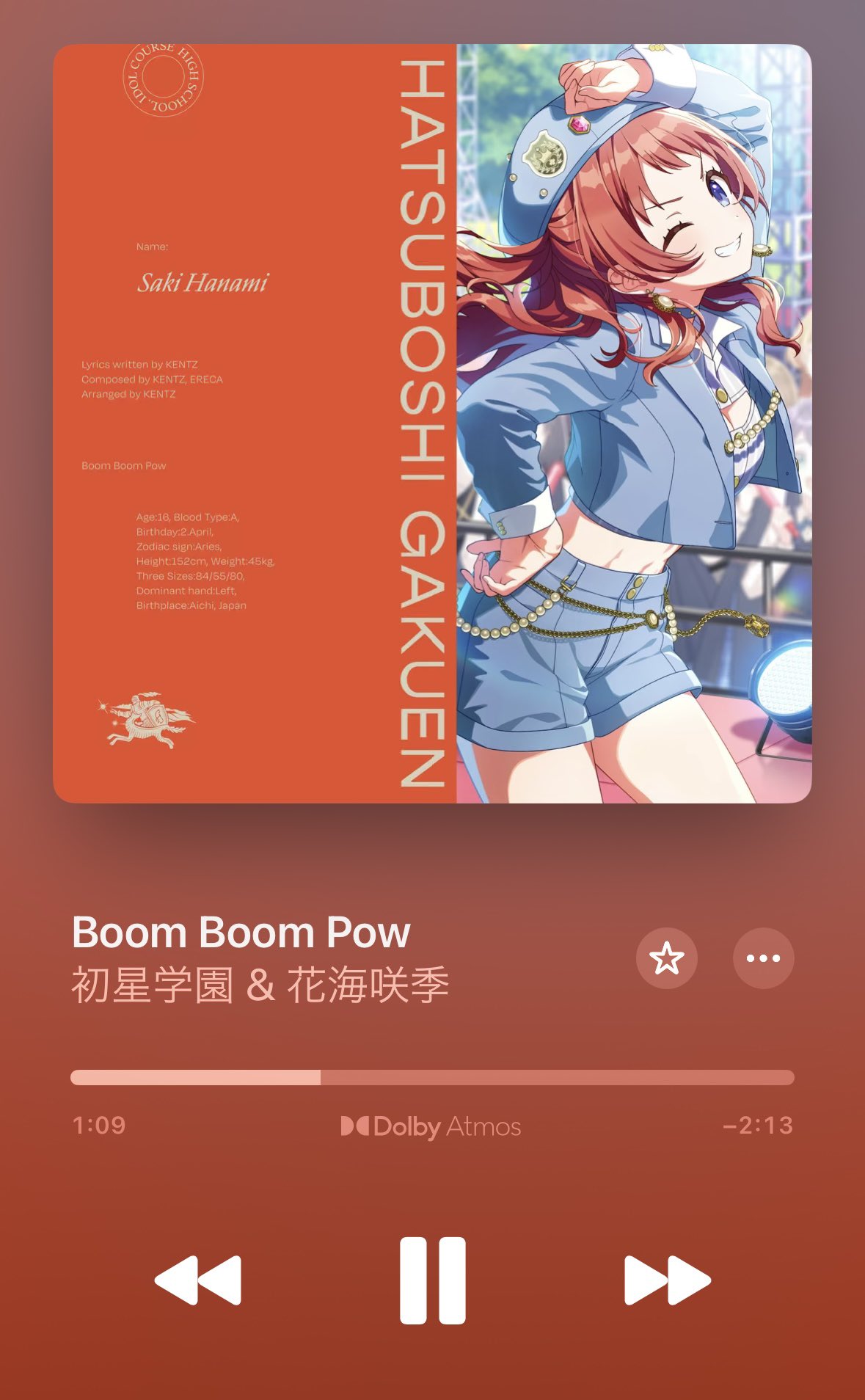 Boom Boom Pow 花海咲季(SP) 【GIM/W124-036SP】｜TCGシングル