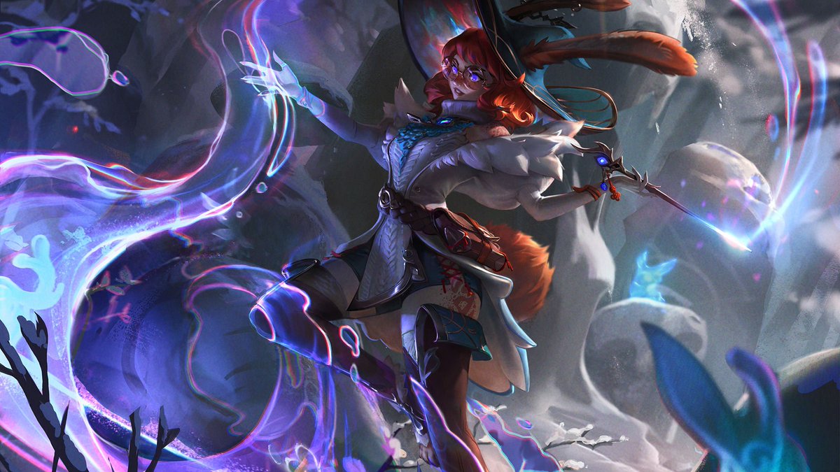 Aurora Universe Page &amp; Bio!

Name: Aurora
Title: The Witch Between Worlds
Region: Freljord
Race: Vastaya
Role: Mage
Related Champions: Ornn, Udyr, Volibear &amp; Anivia

universe.leagueoflegends.com/en_us/champion…