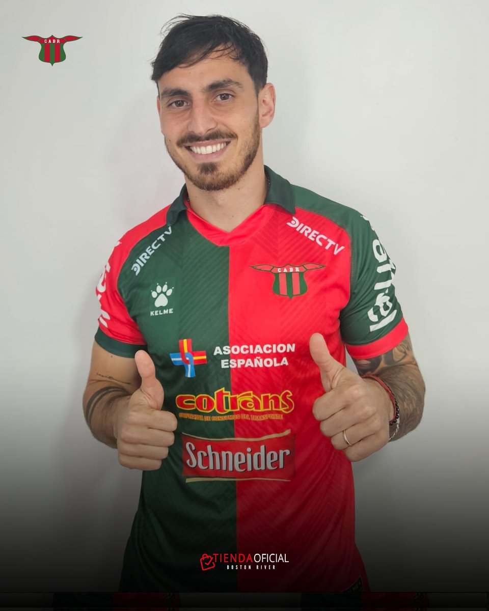 𝓑𝓲𝓮𝓷𝓿𝓮𝓷𝓲𝓭𝓸 𝓭𝓮 𝓿𝓾𝓮𝓵𝓽𝓪 👋

Facundo Rodríguez, goleador histórico de Boston River, firmó contrato hasta diciembre de 2025 con nuestra institución. ✍️

¡A seguir inflando redes, Facu!

#VamosElBoston 🟢🔴