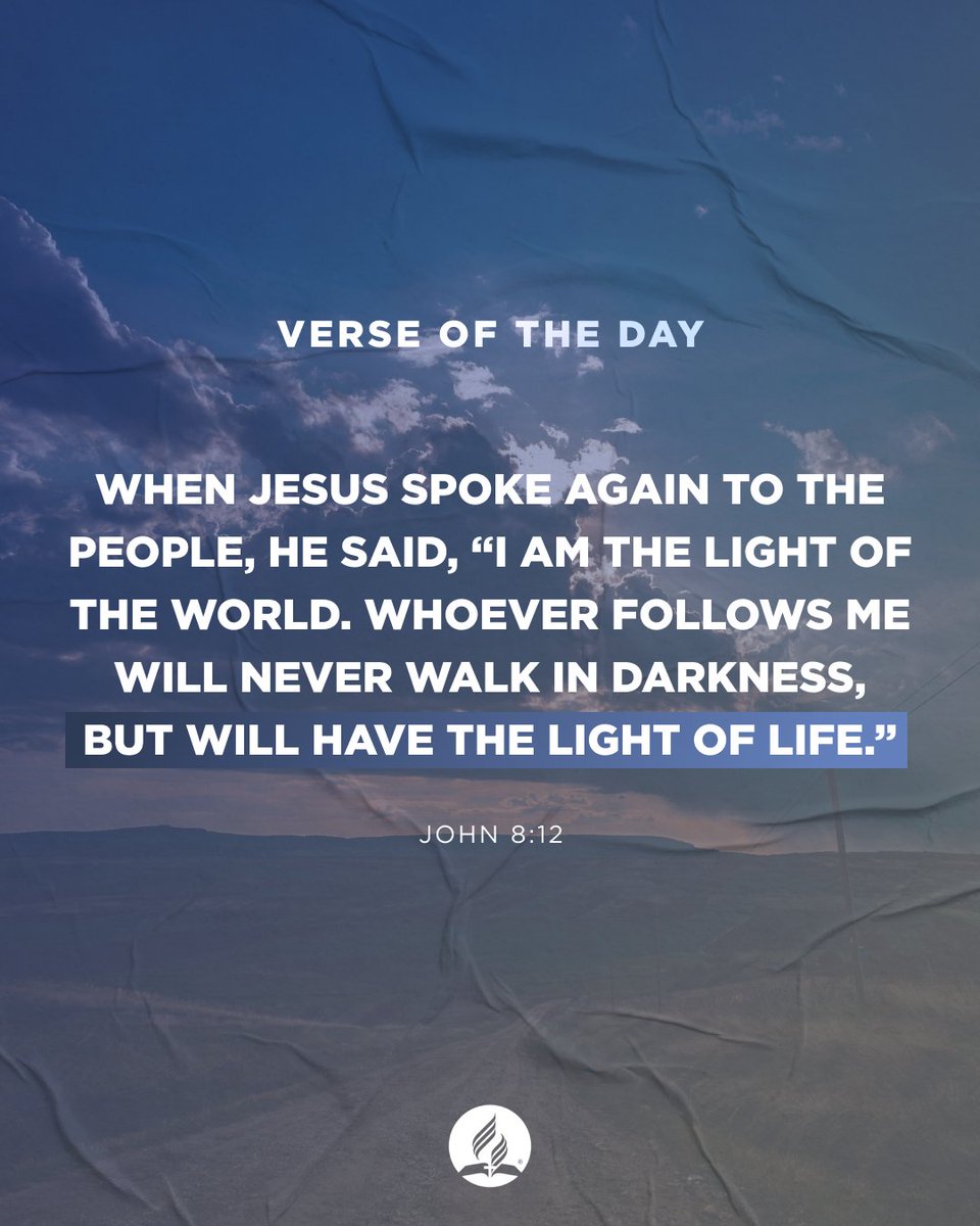 jhadventist's tweet image. Step out of the shadows and into the light. John 8:12 reminds us that following Jesus means never walking in darkness.

Have you found the ‘light of life’ on your path?Share it with us in the comments.
#LightOfTheWorld #FollowJesus #PathOfLight #SpiritualAwakening #DivineGuidance