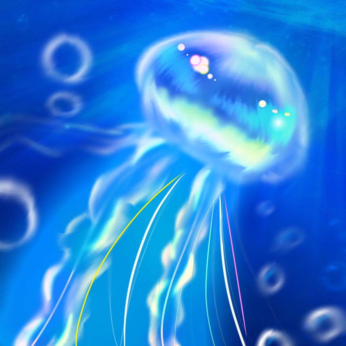 CVyLWra41745684's tweet photo. 『溶けそうなくらげ』

 #イラスト
 #いいねかＲＴで気になった人お迎え 
 #あゆみぎゃらりー 
 #くらげ
 #下手でも描き続けたい https://t.co/wTlAVuzwiS