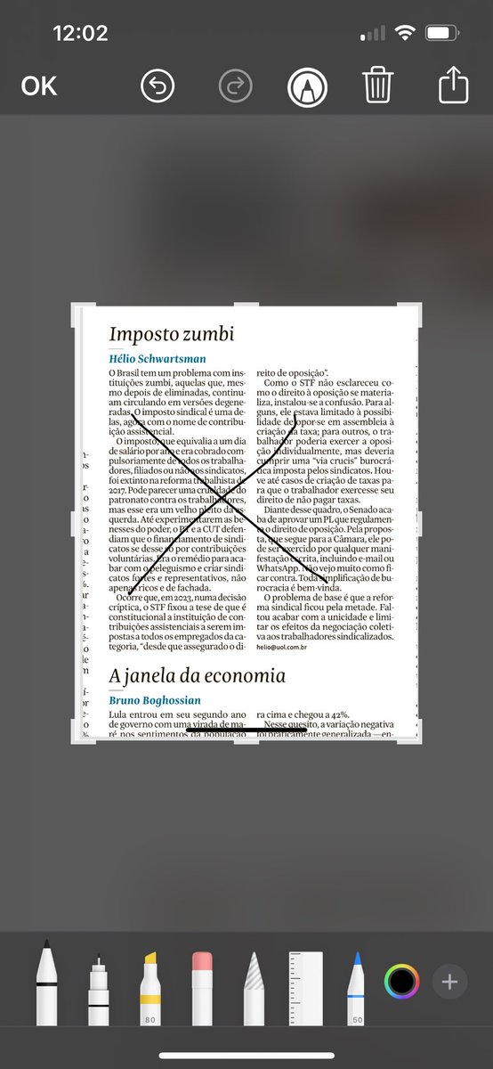 Juruna53's tweet photo. A ⁦@folha⁩ tem como membro em seu Conselho Editorial ⁦⁦uma pessoa q não sabe a diferença entre contribuição sindical e contribuição assistencial e se mete a escrever sobre o assunto. Ou TALVEZ ele saiba e queira fazer mal jornalismo! Ruim para ⁦@folha⁩ https://t.co/DrPIc4TqX4