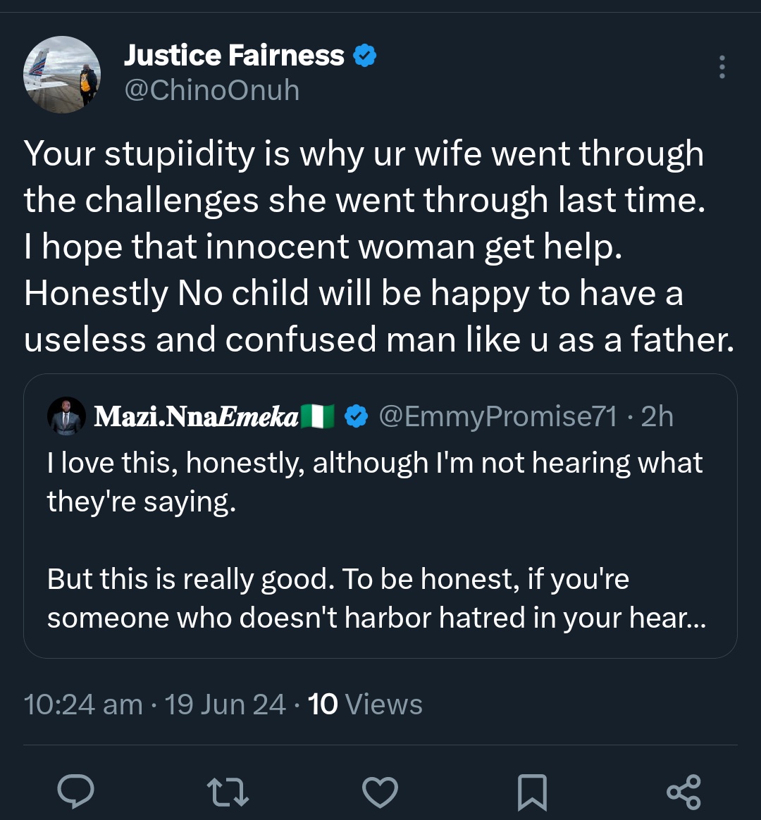 EmmyPromise71's tweet image. The greatest mistake I've ever made in my life is to ever think of supporting Peter Obi and joining the Obidients movement.

That movement cost me a lot of pain, and every time they keep reminding me of what I went through during that campaign in Anambra state, but it's fine.…