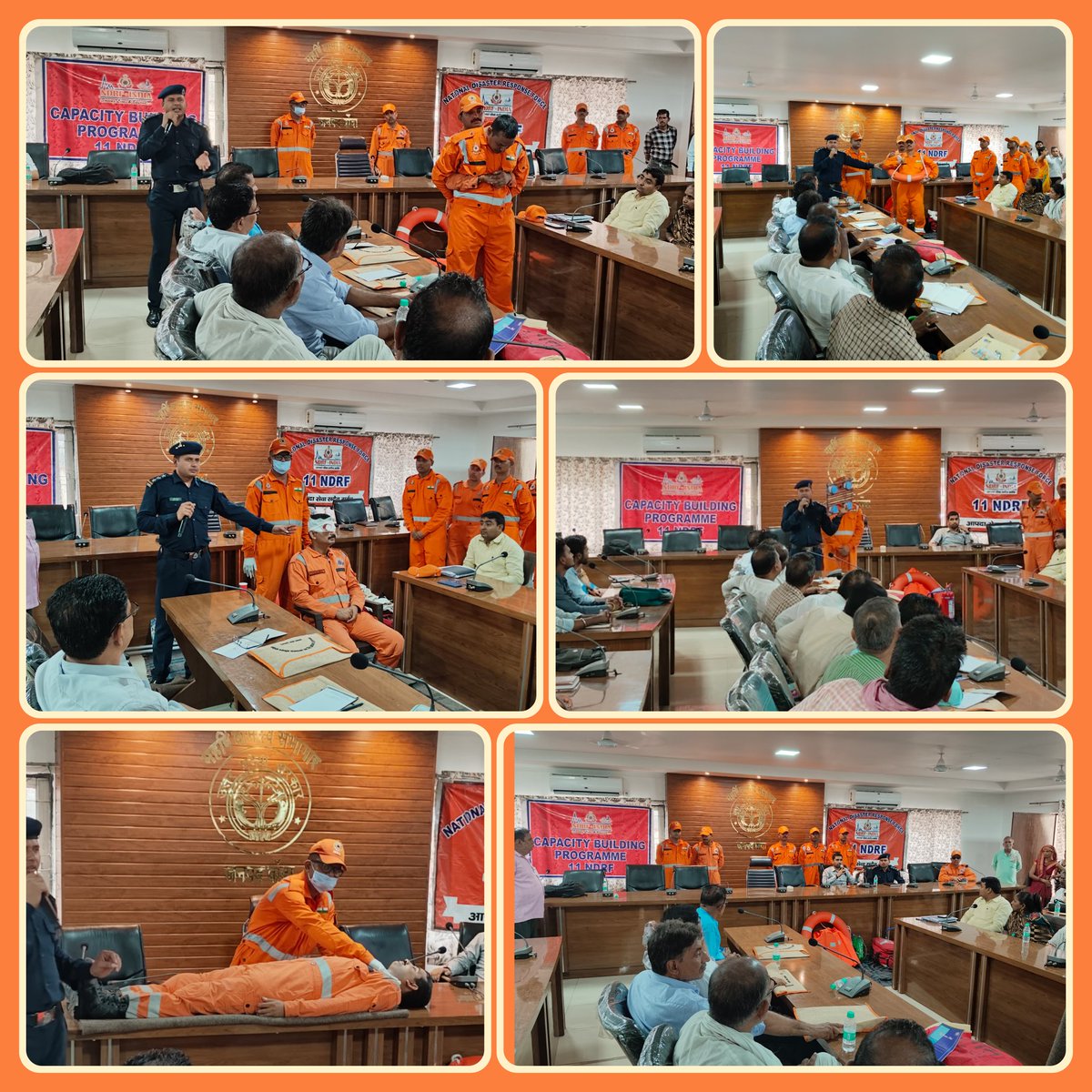 11NDRF's tweet photo. @11NDRF_VARANASI #Disaster_Preparedness
🔸 Conducted Capacity Building Programme 
🔸 At Collectorate Office Distt-Banda (U.P.) on disaster preparedness
🔹 Participants: Collectorate Staffs
#SafetyFirst 
#NDRF4U
@NDRFHQ
@Manojku21690089
@DM_Banda1
@UP_SDMA https://t.co/w79wadhujU