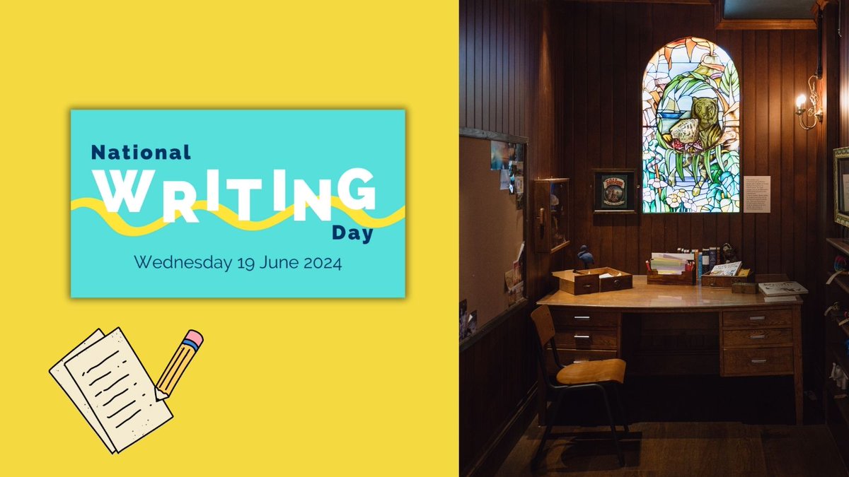 The Story Museum (@thestorymuseum) on Twitter photo Happy #NationalWritingDay!🖊️📚
Here's the desk of CS Lewis, author of The Chronicles of Narnia, in our Enchanted Library. We think it's the perfect place to inspire budding writers. Where do you like to write?
<a href="/FirstStory/">First Story</a>
📸Jim Holland Happy #NationalWritingDay!🖊️📚
Here's the desk of CS Lewis, author of The Chronicles of Narnia, in our Enchanted Library. We think it's the perfect place to inspire budding writers. Where do you like to write?
<a href="/FirstStory/">First Story</a>
📸Jim Holland