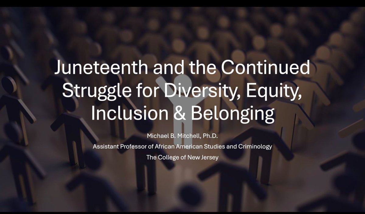 As I commemorate Juneteenth, I must also express my sincere gratitude to <a href="/ETSInsights/">ETS</a> for inviting me to give a talk on the history and significance of this day. I'm also thankful to the Office of DEIB, and ETS staff who took time out of their day to listen, reflect, and engage.